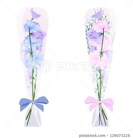 Sweet pea bouquet 126073228
