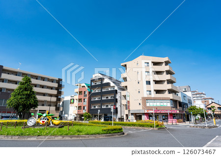 JR南武線 矢野口站 南口 東京都稻城市矢野口 春藍天 126073467