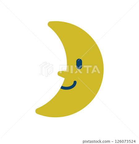 月亮字符圖示插圖 126073524