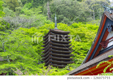 談山神社:十三重塔與神社 談山神社:十三重塔與神社 126073755