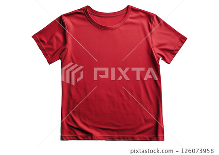 AI-generated image: Red T-shirt (png) 126073958