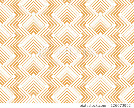 Abstract geometric pattern. A seamless vector background. White and golden ornament. Graphic modern pattern. Simple lattice graphic design 126073992