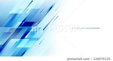 Abstract technology background, modern design vector illustration 126074120