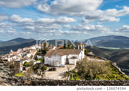 The Fort and Castelo of Marvao on the Hill of Castelo de Marvao in Alentejo, Portugal The Fort and Castelo of Marvao on the Hill of Castelo de Marvao in Alentejo, Portugal 126074594