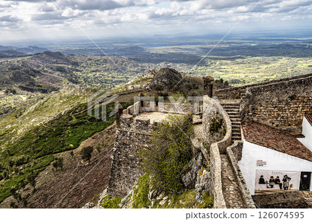 The Fort and Castelo of Marvao on the Hill of Castelo de Marvao in Alentejo, Portugal The Fort and Castelo of Marvao on the Hill of Castelo de Marvao in Alentejo, Portugal 126074595