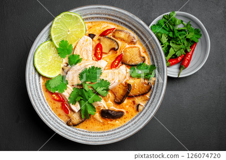 Thai Tom Kha Gai Chicken Soup Thai Tom Kha Gai Chicken Soup 126074720