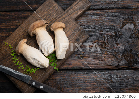 King Oyster Mushroom Steak, Eryngii mushrooms 126074806