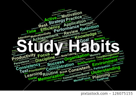 Study Habits Word Cloud. Key Concepts for Effective Learning and Performance Study Habits Word Cloud. Key Concepts for Effective Learning and Performance 126075155