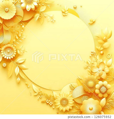 Yellow background material 126075932