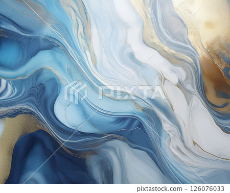 Marble pattern, white, emerald green, light blue, gold Marble pattern, white, emerald green, light blue, gold 126076033