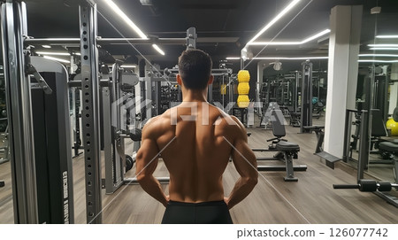 gym routine, fitness challenge, body transformation, motivation, healthy physique, active person, 126077742