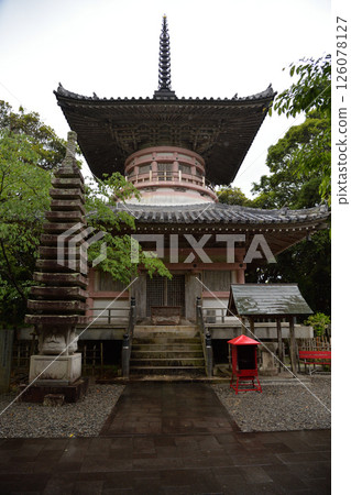 四國八十八回第24座寺廟－尖津岬寺塔 126078127