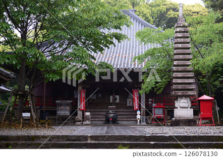 The main hall of Hotsumisakiji Temple, the 24th temple of the 88 Shikoku Pilgrimage. The main hall of Hotsumisakiji Temple, the 24th temple of the 88 Shikoku Pilgrimage. 126078130