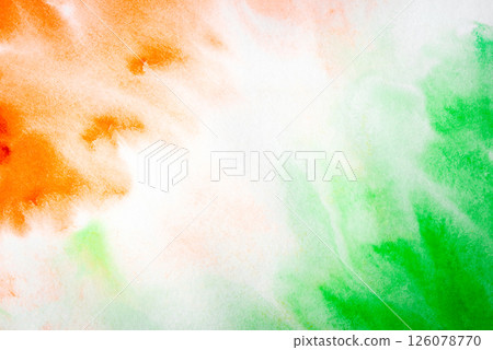 Indian Tricolor flag background for independence day. 126078770