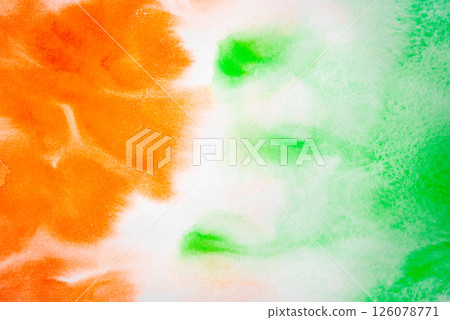 Indian Tricolor flag background for independence day. 126078771