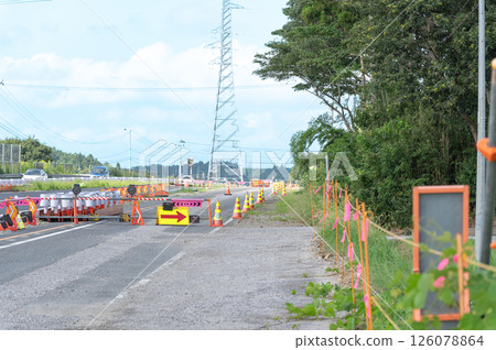 Road construction Road construction 126078864