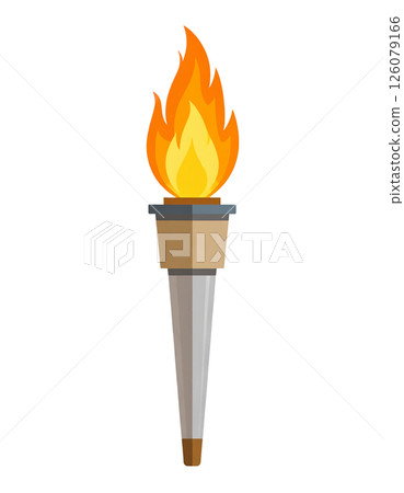 Torch, Olympic flame, flame illustration material Torch, Olympic flame, flame illustration material 126079166