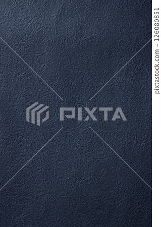 Rough textured navy blue washi paper material 126080851