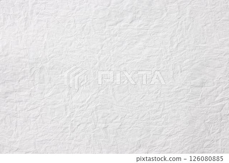 Textured white Japanese paper background material 126080885