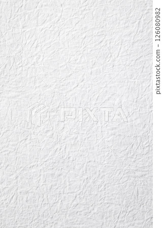 Rough white Japanese paper background material 126080982