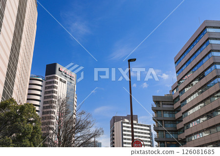 [Chiba Prefecture] Urban scenery around Chiba Station, buildings around Yodobashi Camera 126081685