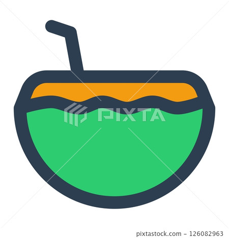 coconut water icon 126082963