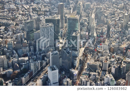 Shibuya aerial view (Tokyo) 126083982