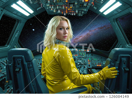 astronaut, spaceman, female 126084149