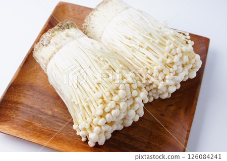 Enoki mushroom 126084241