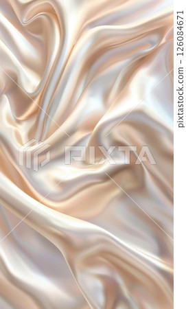 Elegant Silk Elegance. Smooth, lustrous, and delicate silk flow, fabric texture concept 126084671