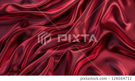 Elegance in Every Thread. Smooth satin fabric texture 126084712