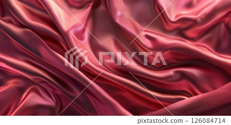 Opulent Elegance. Smooth and luxurious satin fabric texture 126084714