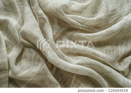 Cozy Cotton. Soft, comfortable, and breathable fabric texture concept 126084839