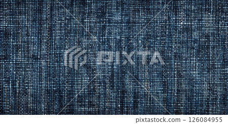 Sturdy Denim. Strong, durable, and rough denim surface fabric texture concept 126084955