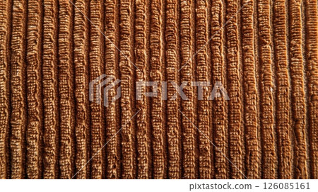 Warm Embrace. Comforting corduroy texture 126085161