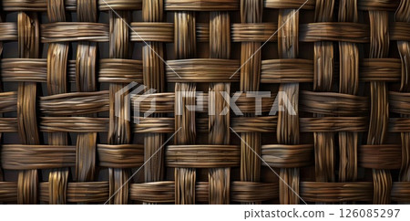Intricate Weaving: A Complex Patterned Wall Artwork 126085297
