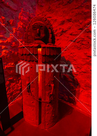Iron Maiden Displayed in Red Lit Chamber Iron Maiden Displayed in Red Lit Chamber 126086474