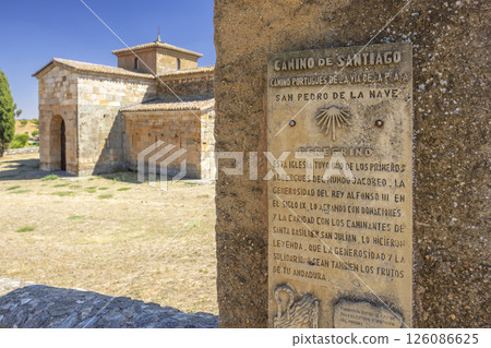 San Pedro de la Nave church (Iglesia de San Pedro de la Nave), Almendra del Pan, Province of Zamora, Region of Castile and Leon, Spain San Pedro de la Nave church (Iglesia de San Pedro de la Nave), Almendra del Pan, Province of Zamora, Region of Castile and Leon, Spain 126086625