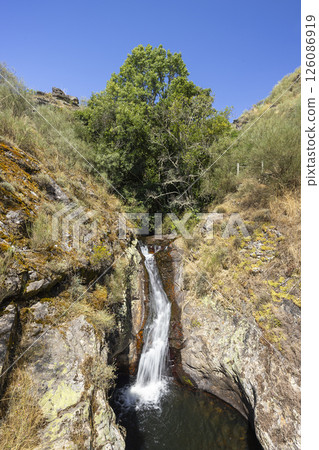 Waterfall Fervenza da Cidadela, Vilardevos - Soutochao, Galicia, Spain 126086919