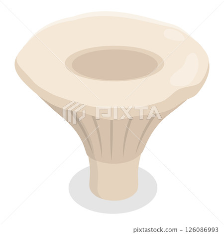 3D Isometric Flat  Set of Mushrooms. Item 6 126086993