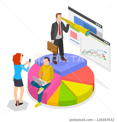 3D Isometric Flat Illustration of Web Project And Applications. Item 2 3D Isometric Flat Illustration of Web Project And Applications. Item 2 126087032