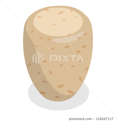 3D Isometric Flat Set of Wine Corks. Item 3 3D Isometric Flat Set of Wine Corks. Item 3 126087117