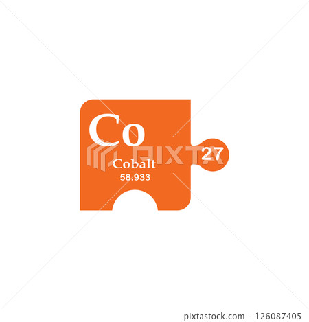 chemical symbol for cobalt. 126087405