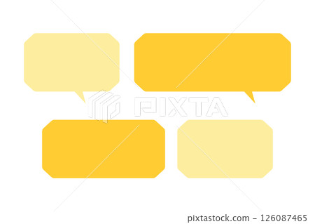 Set of speech bubbles and frames 126087465