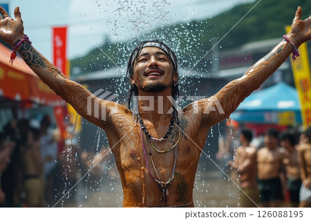 a performer at Boryeong Mud Festival 126088195