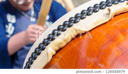 節慶期間人們擊鼓(日本埼玉縣秩父市) 節慶期間人們擊鼓(日本埼玉縣秩父市) 126088974