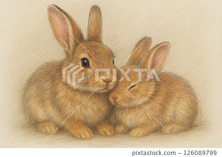 Parent and child of rabbit 126089799
