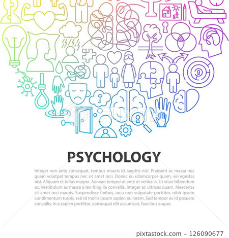 Psychology Line Concept 126090677