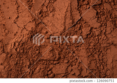 Cocoa powder chocolate texture background 126090751