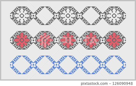 Southern Ukraine Folk Ornament Design Southern Ukraine Folk Ornament Design 126090948